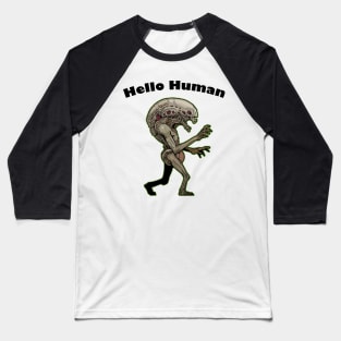 Hello Human03 Baseball T-Shirt